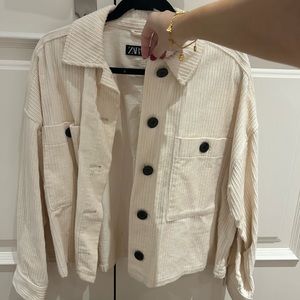 ZARA corduroy shacket